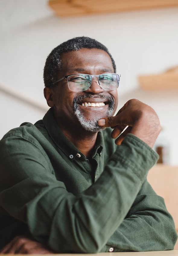 Smiling person