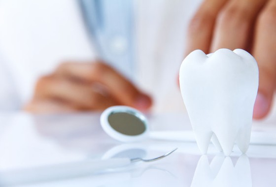 table in a dental office