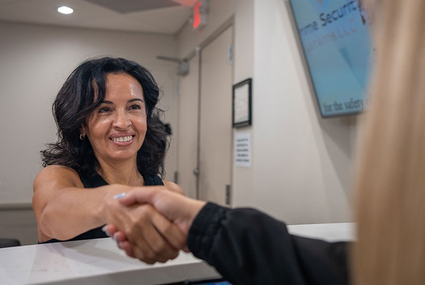 patient in dental office